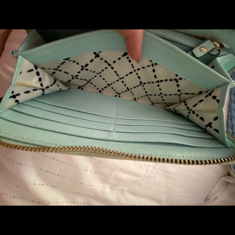 Kate Spade Light Blue Wallet - Picture 7 of 9
